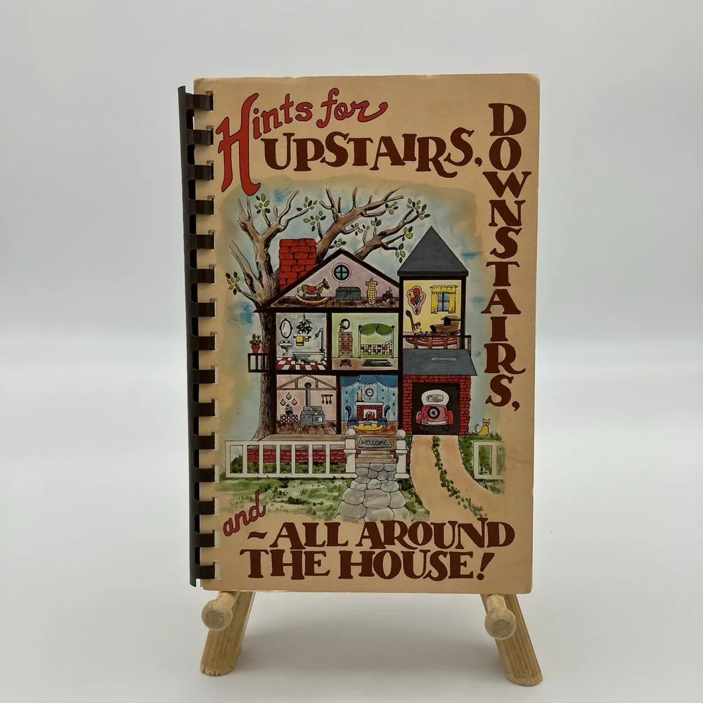 Vtg Hints for Upstairs Downstairs and All Around The House Carol Rees Homemaking